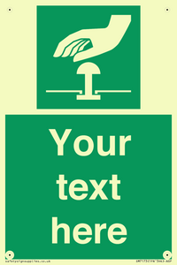 Custom Safe condition: Emergency stop button